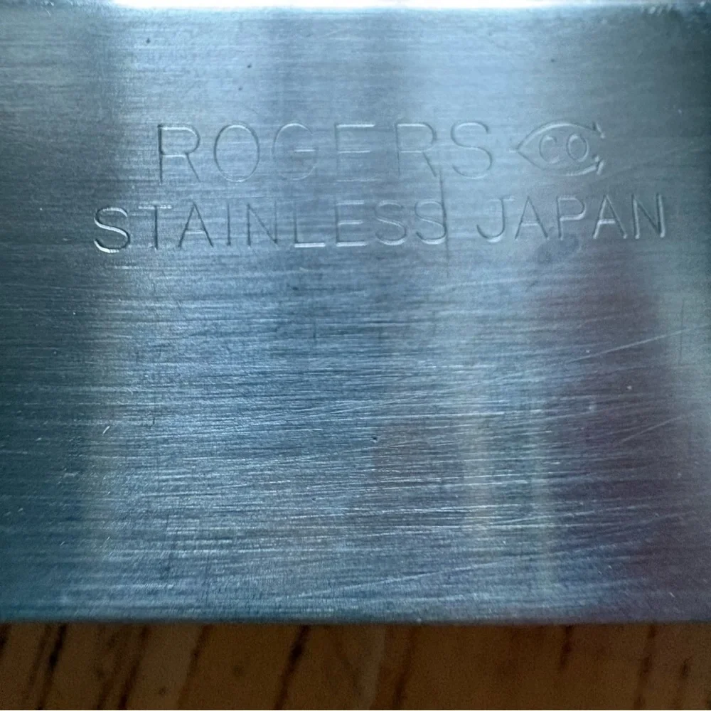 Rogers Jefferson Manor Stainless Korea 9 Pieces Pistol Handle Knives Fork‎ Spoon